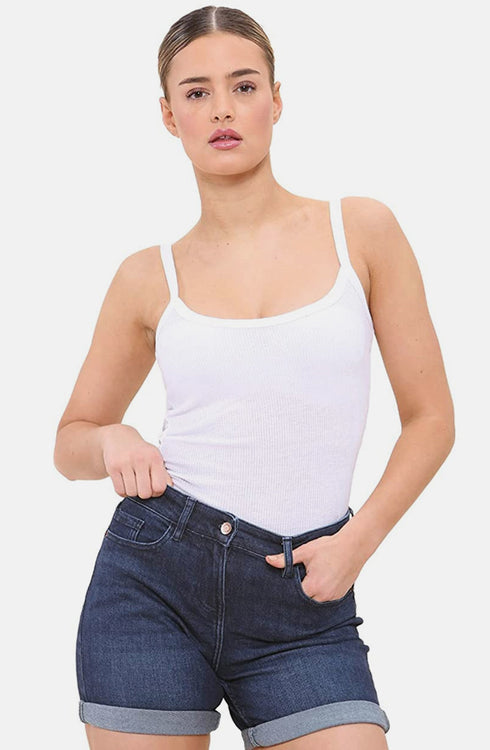 Women Cotton Summer Ribbed Vest